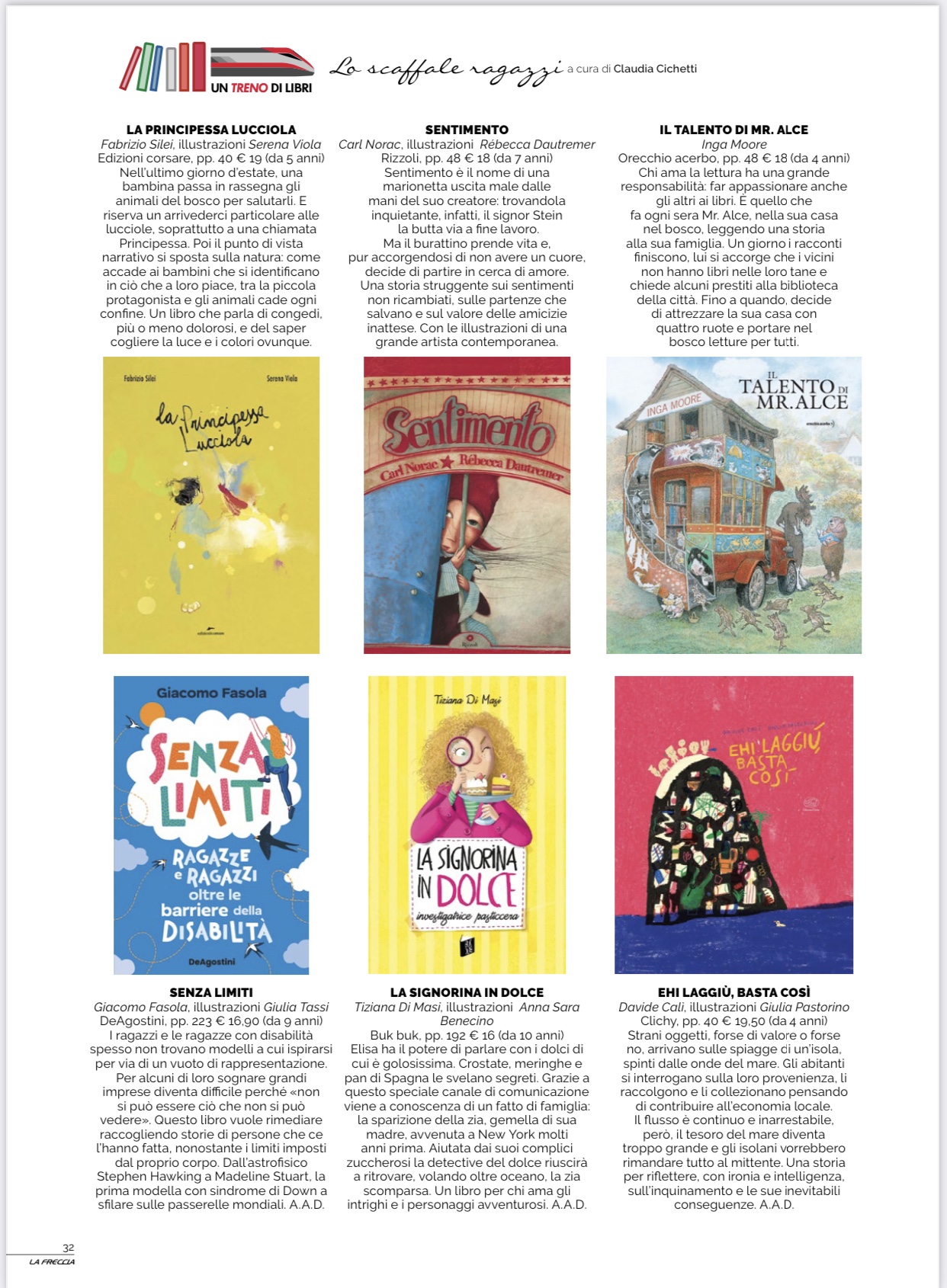 UN TRENO DI LIBRI- LO SCAFFALE RAGAZZI
