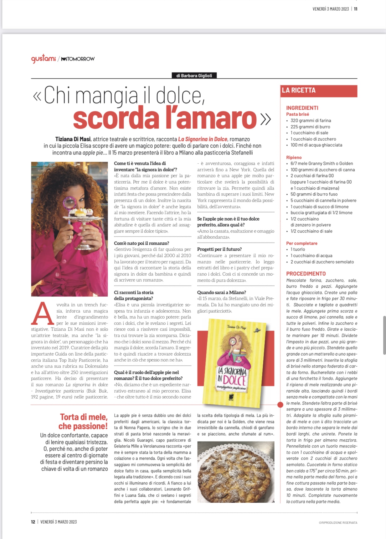 CHI MANGIA IL DOLCE, SCORDA L'AMARO
