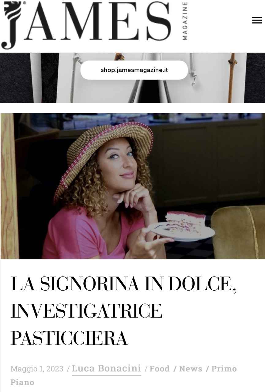 LA SIGNORINA IN DOLCE, INVESTIGATRICE PASTICCIERA
